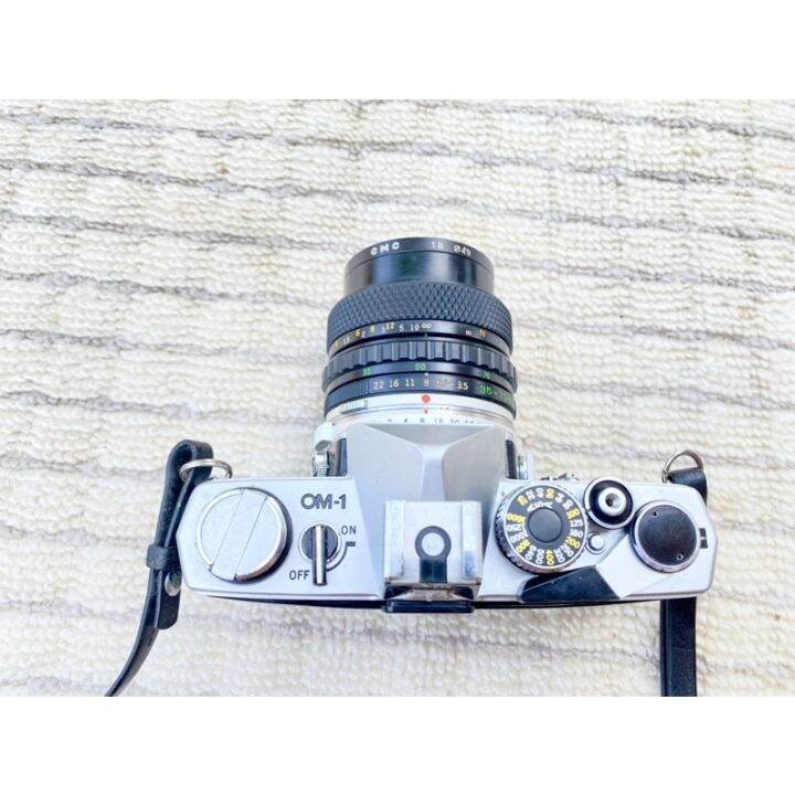 กล้องฟิล์ม-olympus-om1-พร้อมเลนส์-ของแถมเยอะ