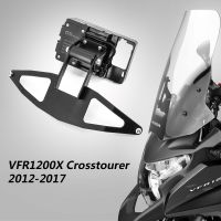 ✐Cut♘สำหรับ Honda VFR1200X Crosstourer ตัวยึดโทรศัพท์มือถือนำทาง GPS VFR 1200X 1200X2012-2017 2016 2015อุปกรณ์เสริม Vfr 1200 X