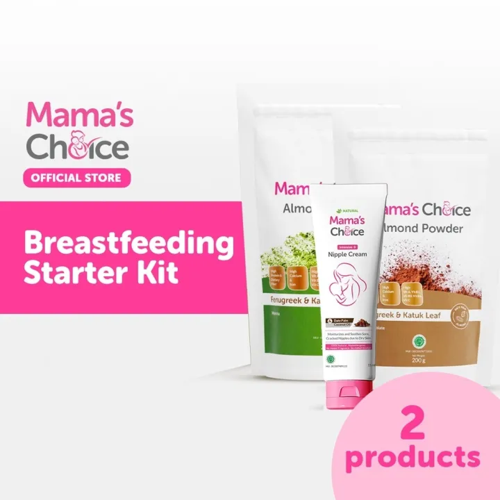 Big Promo Mama's Choice Breastfeeding Starter Kit Almond Milk Booster