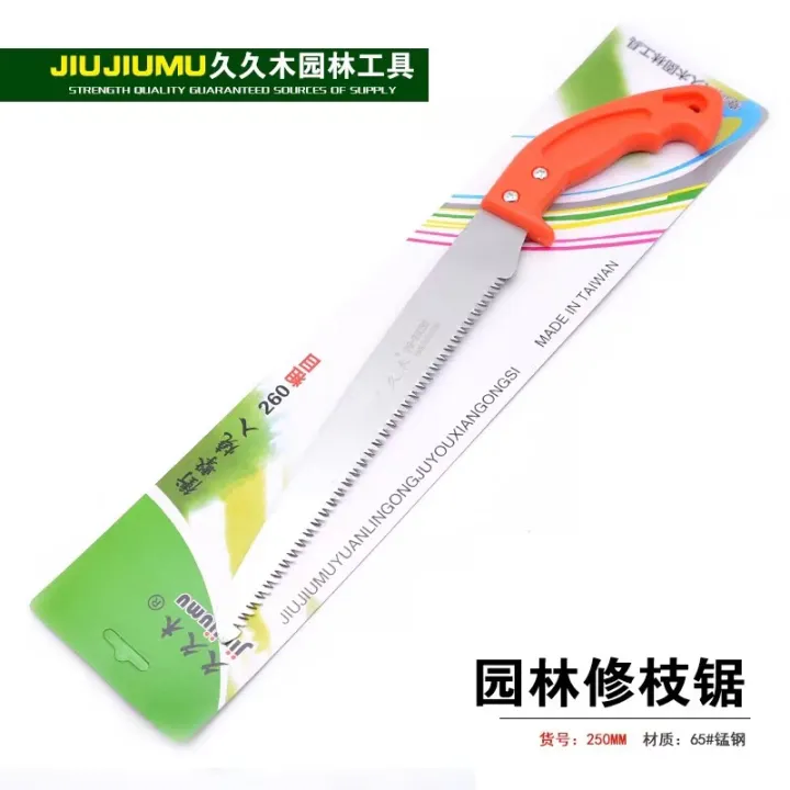 For a long time, wooden hand saw, hand saw, woodworking saw, garden multifunctional saw, logging