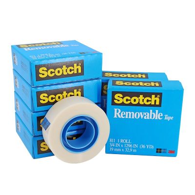 3M 811 Scotch Clear Magic Matte Acetate Removable Tape 3/4*36 yards
