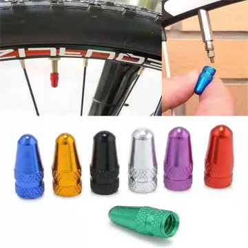 Bike tire air store cap