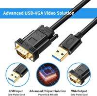 LBSC Vga To Usb3.0 A Male Adapter Male Adapter Converter Data Transfer Cable Cord 1M For Windows 10/8.1/8/7