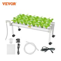 VEVOR Hydroponic Grow Kit Hydroponics System 36/54/72/90/108 Sites 1/2/3/4 Layers 4/6/8/10/12 Pipes Vegetables Lawn Garden