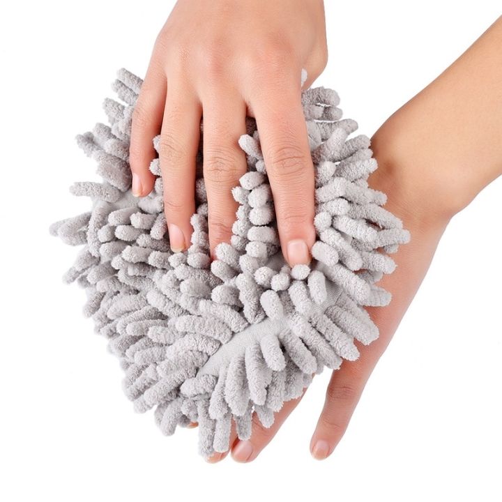 ผ้าเช็ดมือแบบแห้งเร็ว-chenille-สองด้าน-ผ้าขนหนูดูดซับแบบหนานุ่ม-ผ้าเช็ดมือแบบแขวน-ผ้าเช็ดทำความสะอาด