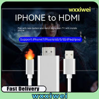 ไฟฉาย Usb กับสายเคเบิลอะแดปเตอร์วิดีโอ Hd-Mi-เข้ากันได้กับ Iphone เป็น Hd-Mi-สายเคเบิลเอ็มเอชแอล Hd