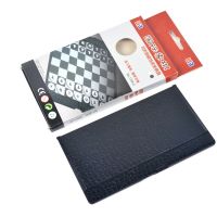 Wallet type Ultra-thin 20x17cm Folding Board Magnetic international Chess Traveler Plane Checkers Set Model 1708-C