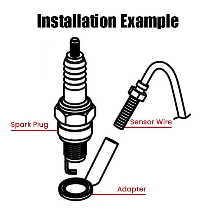 เครื่องวัดอุณหภูมิมอเตอร์ไซค์-koso-อะแดปเตอร์-cb500x-nmax-เครื่องวัดอุณหภูมิรถจักรยานยนต์แข่งและสกู๊ตเตอร์10-14มม-สีฟ้า