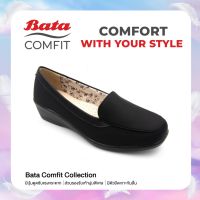 *Best Seller* Bata COMFIT รองเท้าลำลองหญิง DRESS แบบสวมปิดส้น สีดำ รหัส 6596403 Ladiescomfort Fashion