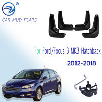 รถ Mud Flaps Mudguards Mudflaps Splash Guards สำหรับ Fender อุปกรณ์เสริมสำหรับ Fordfocus 3 MK3 Hatchback 2012-2018