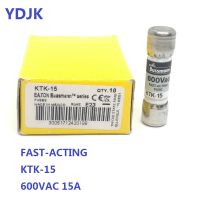 1PCS New And Original Limitron Fast acting Quick Blow Ceramic Fuse KTK 15 15A 600V 10x38mm