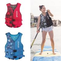 XS/S/M/L Universal Outdoor Swimming Boating Skiing Driving Vest Survival Suit Polyester Life Jacket For Adult Children  Life Jackets