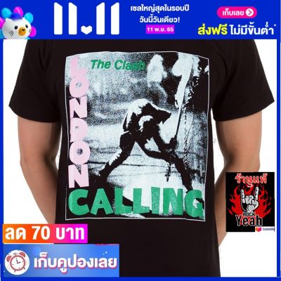 เสื้อวง THE CLASH เดอะแคลช ไซส์ยุโรป เสื้อยืดวงดนตรีร็อค เสื้อร็อค  RCM255 ฟรีค่าส่ง