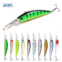 PRO 14เซนติเมตรล่อตกปลาประดิษฐ์ระยะยาว Crankbait Wobblers เหยื่อปลอมอุปกรณ์ตกปลาสำหรับปลาคาร์พหอกเบส