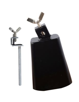 Paramount C-6 Cowbell คาวเบล เคลือบดำ ขนาดเล็ก สูง 12.3 ซม. + แถมฟรีแคลมป์จับกับขอบกลองเบส