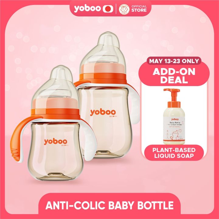 yoboo Anti Colic Baby Feeding Bottle, Newborn Anti Colic Bottles For Sale