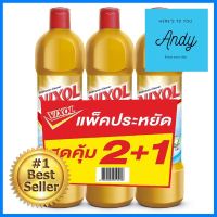 น้ำยาทำความสะอาดห้องน้ำ VIXOL 900ml แพ็ค3 ทองLIQUID CLEANING BATHROOM VIXOL 900ml 3 PCS GOLD **ของแท้100%**