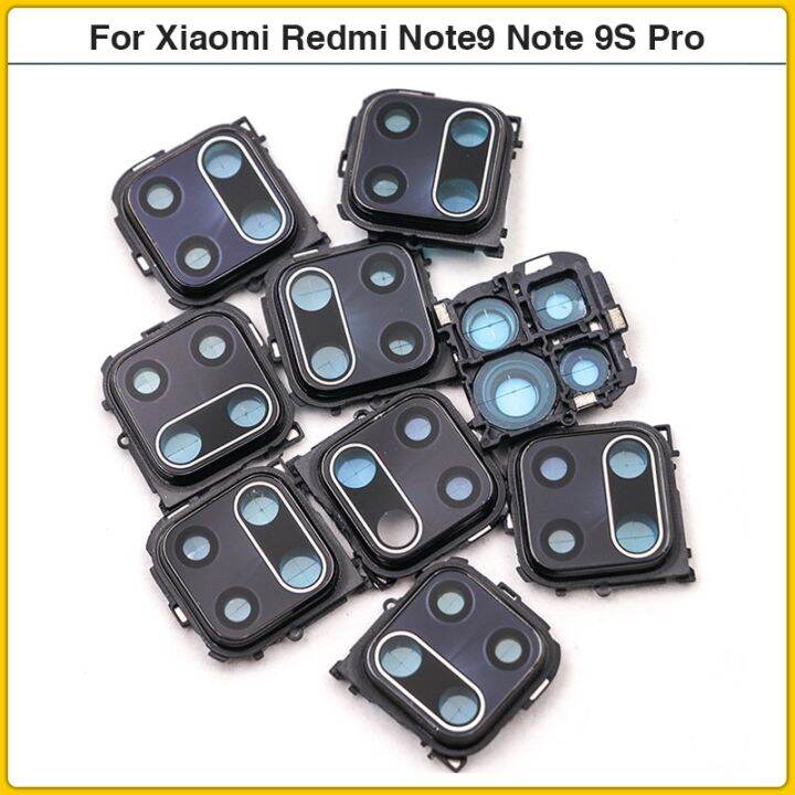 สินค้าใหม่สำหรับ-xiaomi-redmi-note-9s-note-9-pro-อะไหล่ที่ยึดที่จับกล้องรูปตัวยูหลังฝาปิดเลนส์-note9กระจกกล้องมองหลัง