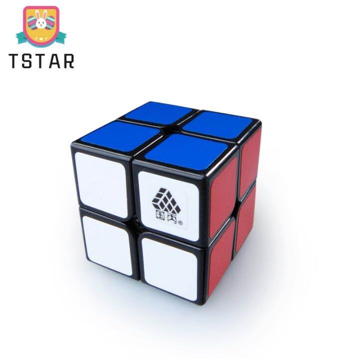 tstar-จัดส่งรวดเร็ว-oostifun-guobing-wittwo-type-c-2x2x-2ของเล่นปริศนาลูกบาศก์-สีดำ