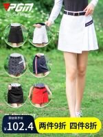 ▦☎❂ PGM golf skirt womens tennis wear sports short skirt summer and autumn golf womens anti-exposure shorts skirt