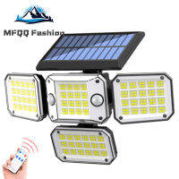 Mfqqq【พร้อมส่ง】ไฟนิรภัย Lampu Tenaga Surya กลางแจ้งเซ็นเซอร์ตรวจจับการเคลื่อนไหวสว่างมากสำหรับตกแต่งลานสวน