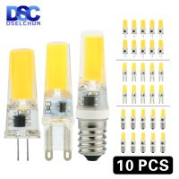 E14ไฟสปอตไลท์โคมไฟ COB LED 10ชิ้น/ล็อตใช้แทนไฟสปอตไลท์3W 6W หลอดไฟ AC/DC 12V 220V หลอดฮาโลเจน30W 60W