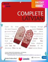 หนังสือใหม่พร้อมส่ง Complete Latvian : Learn to read, write, speak and understand Latvian