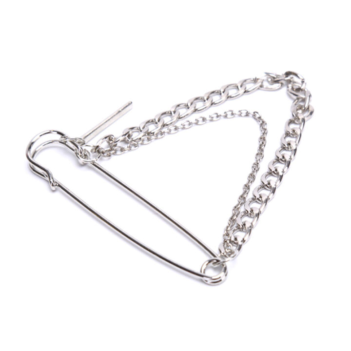 shiqinbaihuo-1pc-unisex-classic-chain-pin-เข็มกลัดแฟชั่น-bf-punk-hip-hop-เครื่องประดับของขวัญ