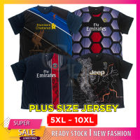 ( PLUS SIZE 5XL-10XL) MEN JERSEY T-SHIRT FOOTBALL CLUB SOCCER SHORT SLEEVES (BAJU JERSI LELAKI BOLA SEPAK) MTHPLUS RAYA