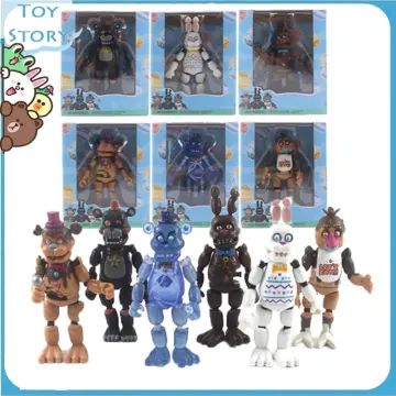 6 Pcs/set Five Night At Freddy Fnaf Detachable Joint Freddy Toys