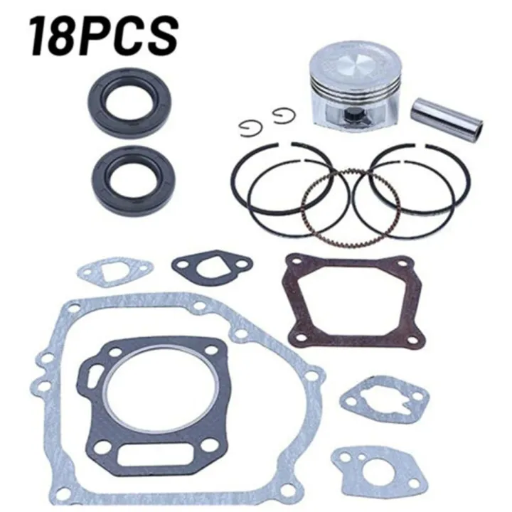 For Honda GX160 GX200 168F Piston Rings Gasket Oil Seal Rebuild Set