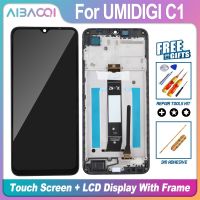 Aiboqi ใหม่เอี่ยม6.52นิ้วสำหรับหน้าจอสัมผัส G1 C1 Umidigi + อะไหล่หน้าจอ LCD