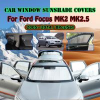 Car Full Coverage Sunshade For Ford Focus MK2 MK2.5 Hatchback 2004 2010 Anti-UV Sunscreen Window Sunshade Cover Auto Accessories