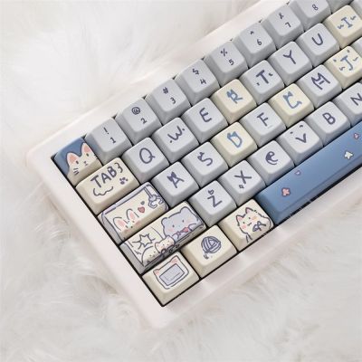 66 Keys MDA Profile Keycaps Mechanical Mx SwitchPBT Theme Five-sided Sublimation Cap