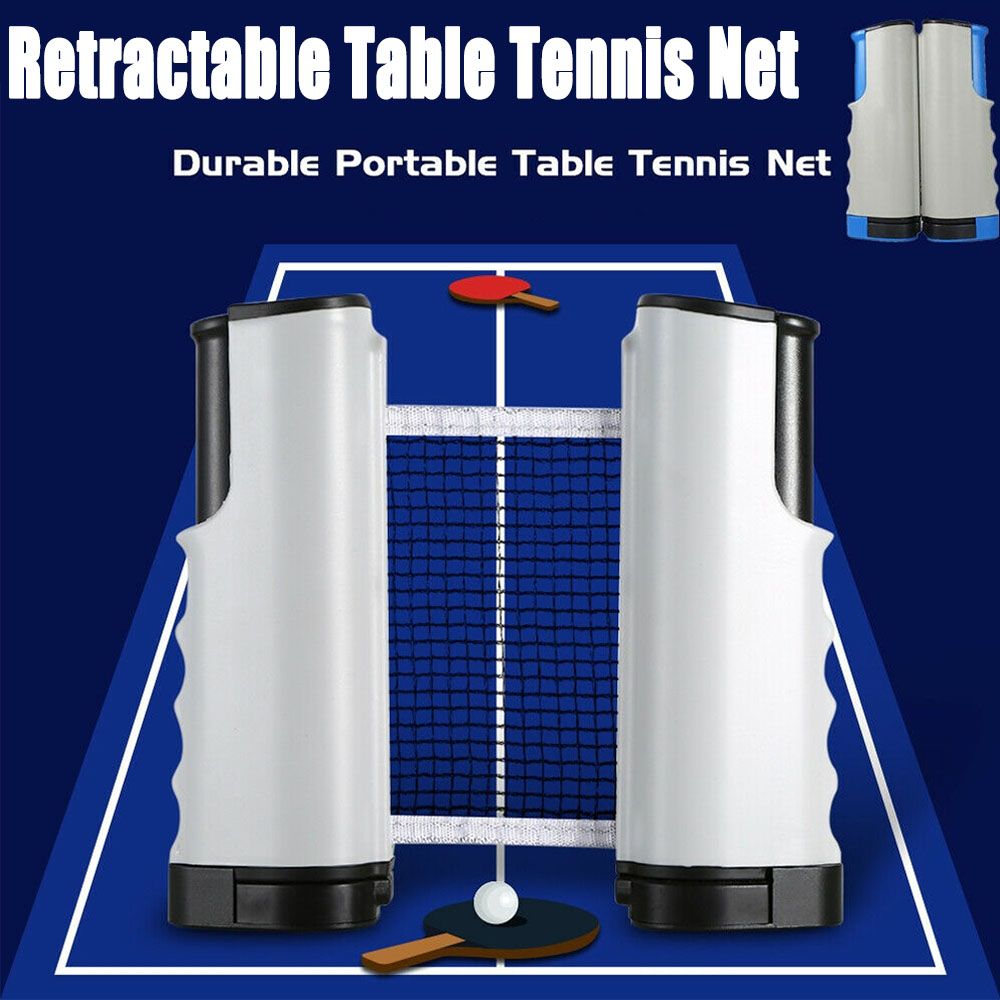 Sports Games Retractable Table Tennis Ping Pong Rack Grid Net Replacement Mesh 