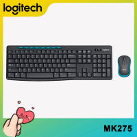 [Readyเพื่อส่ง] Logitech MK275ไร้สายแป้นพิมพ์และเมาส์สำหรับPCคอมพิวเตอร์แล็ปท็อป