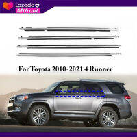 4ชิ้นรถหน้าต่างปั้นตัด Weatherstrip ซีลเข็มขัดเหมาะสำหรับโตโยต้า2010-2021 4Runne