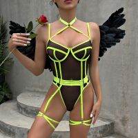 【jw】℡❉✠  New 2023 Bodysuit Hollow Out Bandage Erotic Sissy Sex Hot Woman Thong Piece Crotch And Breasts