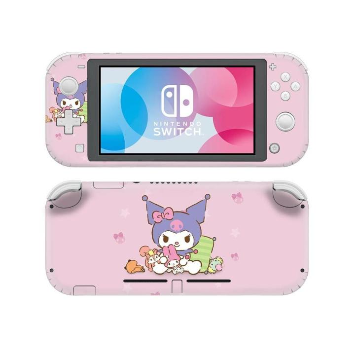 kuromi-nintendoswitch-ฝาครอบรูปลอกสติ๊กเกอร์สกินสำหรับ-nintendo-switch-lite-protector-nintend-switch-lite-สติ๊กเกอร์สกิน