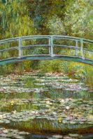 Claude Monet น้ำสระดอกลิลลี่โปสเตอร์ศิลปะแบบอิมเพรสชันนิสม์สะพานญี่ปุ่น Claude Monet พิมพ์ธรรมชาติภาพวาดทิวทัศน์ Claude Monet ศิลปะบนผืนผ้าใบสำหรับติดกำแพงฝรั่งเศสเครื่องตกแต่งฝาผนังเย็นโปสเตอร์ภาพพิมพ์ศิลปะ X