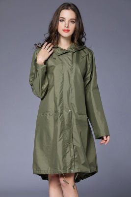 Raincoat Women Men Ladies Rain Coat Poncho Breathable Long Portable Water-Repellent Rainwear Jacket