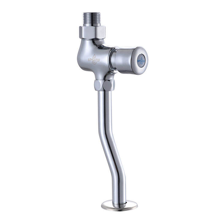 Plumbing Hardware ss Wall Mounted Urinal Valve Hand-Type Urinal Flush ...