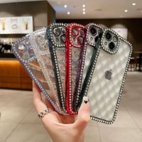 MAGOOER เคสใส่โทรศัพท์สำหรับ iPhone 14 Plus ฝาครอบแบบนิ่มประดับเพชร TPU สำหรับ iPhone 11 12 Pro 13 14 Pro Max