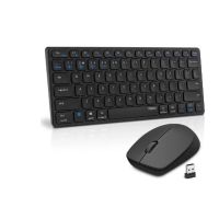 คีย์บอร์ดและเมาส์ Combo RAPOO 9050M Multi-mode Wireless Keyboard &amp;Mouse Dark grey/2Y