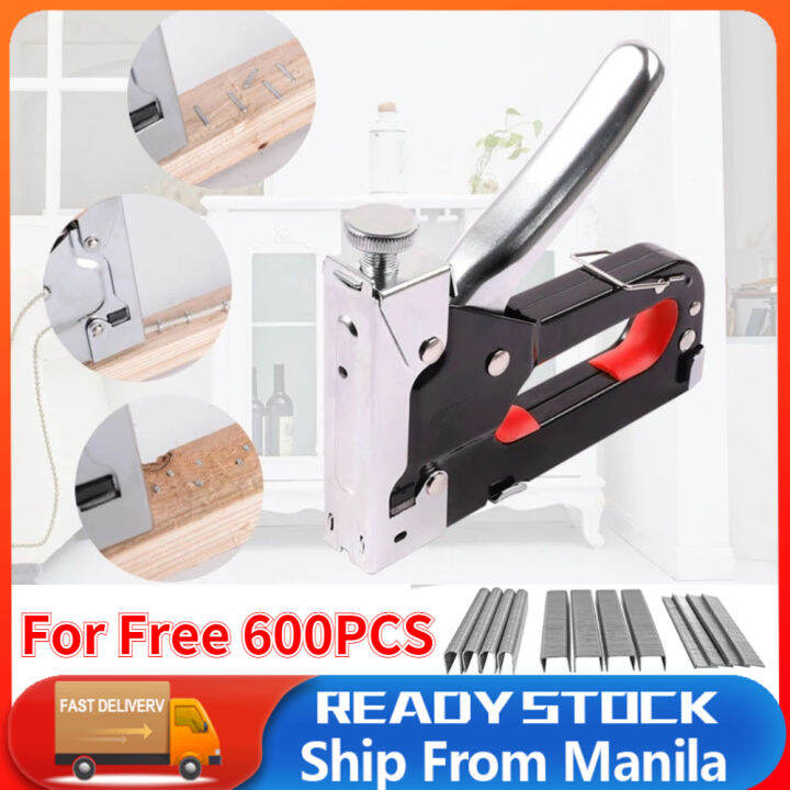 3 In 1 Heavy Duty Staple Gun Nail Gun DIY Furniture Construction