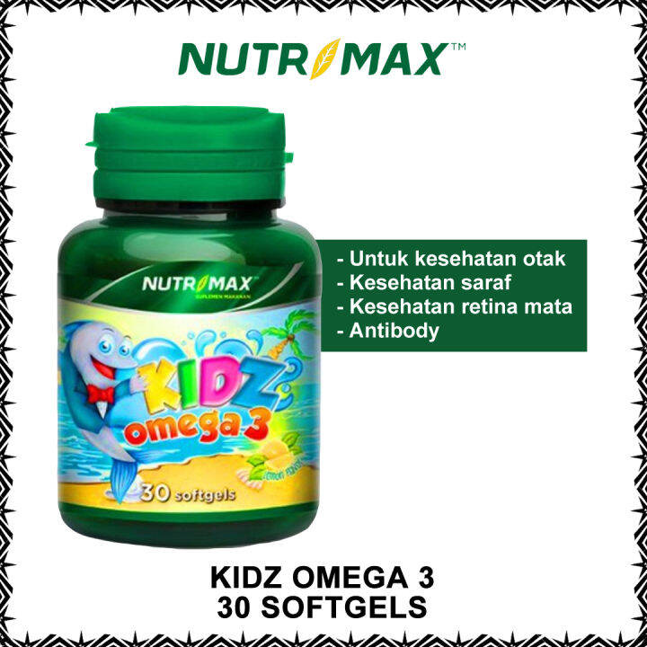 NUTRIMAX KIDZ 30 SOFTGEL VITAMIN OMEGA 3 UNTUK ANAK NUTRIMAX KIDS Lazada Indonesia