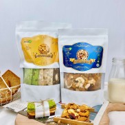 Combo 250g Granola + 250g Biscotti 3 Vị Ăn Kiêng Không Đường by Nofa