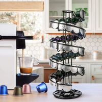 Rotatable 30 PCS For Nespresso K-Cup Vertuo Coffee DolceGusto Capsule Capsule Stand Storage Shelves Rack Dolce Gusto Pods Holder