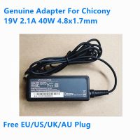 (ใหม่-ต้นฉบับ)✖2.1A 19V ของแท้40W 4.8X1.7Mm Chicony ที่ชาร์จอะแดปเตอร์สำหรับแล็ปท็อปแหล่งกระจายไฟ AC 040N 3A