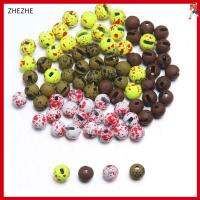 ZHEZHE 20Pcs/lot 7สี ที่มีคุณภาพสูง อุปกรณ์ตกปลาสำหรับตกปลา ดีไซน์สวยดี ลูกปัดทังสเตนทังสเตน บินผูกวัสดุ โลหะผสมทังสเตนอัลลอยด์ ลูกปัดเจาะรู